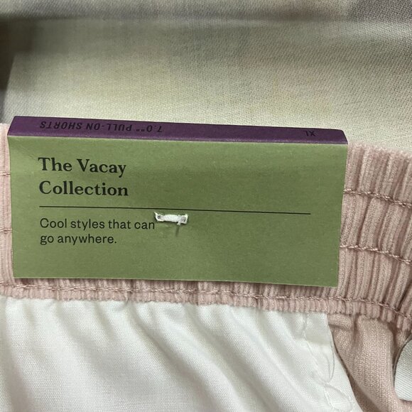 NWT Goodfellow & Co Men's Size 7 Ash Pink Elevated Corduroy Pull-On Shorts - Picture 7 of 12